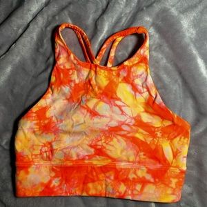 Lululemon high neck long line energy bra